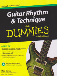 Image of Guitar Rhythm & Technique for Dummies